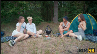 best friends swiped their wives mutual rimming and anal fuck in the forest