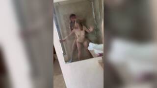 Teen Fucked In A Hotel Room And Shower